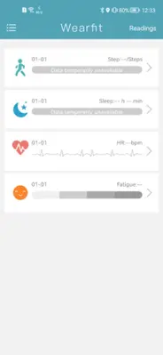 Wearfit android App screenshot 4